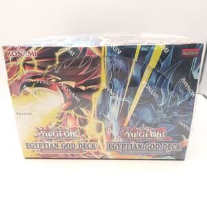 Yu Gi Oh Egyptian God Deck Slifer the Sky Dragon Obelisk the Tormentor 2021